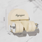 3,3 * 2,6 * 2,5 tolli du&scaron;ipea hoidja ABS + PET reguleerimine beež beež