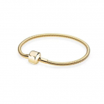 Originaalne Rose & Gold Moments s&uuml;dameklamber kristallk&auml;ev&otilde;ruga Fit Europe Bangle 925 Sterling Silver Charm Ehted 17cm