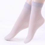 &Uuml;li&otilde;hukesed l&auml;bipaistvad kristallist siidist sokid p&otilde;hjaga samet elastsed pikad sokid naiste v&otilde;rgust &otilde;hukesed hingavad pitssokid