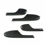 Auto 4 tk s&uuml;sinikkiust ABS ukse k&auml;etugede paneeli kattekatted Honda Civic 2016 2017 2018 2019 2020 2021 siseosad