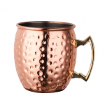 Hammered Copper Plated Moscow Mule Kruus &Otilde;lletass Kohvitass Kruus Vasega kaetud tass With point kuld