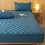 Veekindlad liibuvad linad, paksendatud elastsed madratsikatted voodipesu voodikatted Double King-suurusega kattemadratsi kaitsme jaoks 80x200x30cm