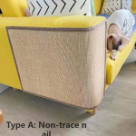 2 t&uuml;&uuml;pi fikseeritud naelad v&otilde;i kleeplint Kassikraabits Diivanikaitse Sisalpadi M&auml;nguasjad Diivanimati kate Kassipoja kraapimislaua kaabits 40x30cm Fixed Nails