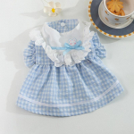 Suvised lemmikloomariided armas prindiga mantel V&auml;ike keskmine koera kassis&auml;rk jakk Prantsuse buldogi chihuahua suvekomplekt XS sinine