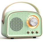 Retro Bluetooth-k&otilde;lar, armas minik&otilde;lar koos FM-raadioga, kaasaskantav juhtmevaba k&otilde;lar koos TWS-muusikam&auml;ngijaga Hifi stereo TF USB piparm&uuml;ndiroheline v&auml;rv