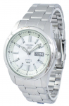 Seiko 5 Automaatne Jaapanis Valmistatud SNKN09 SNKN09J1 SNKN09J Meeste Kell valge/h&otilde;be