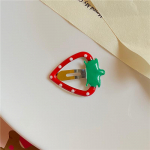 5 tk armsad puuviljast juuksen&otilde;elad t&uuml;drukule Huvitavad banaani maasika dekoratiivsed juukseklambrid laste peakatted