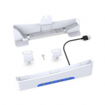 Stiilne aluse aluse uisuhoidja Korralik salvestusruum ja integreeritud USB-jaotur Horisontaalsed m&auml;ngutarvikud PS5slimile