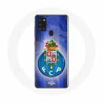 Samsung Galaxy A21S &uuml;mbris fcp porto sinise taustaga portugal