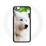 Valge samojeedi iPhone 4 &uuml;mbris