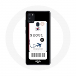 Coque Samsung Galaxy A21S Billet d'avion seoul