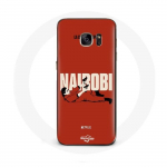 &Uuml;mbris Samsung Galaxy S7 Edge jaoks La casa de papel Rahavargus Nairobis