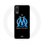 Musta taustaga &uuml;mbris Samsung Galaxy A02 Marseille ol&uuml;mpialogo jaoks