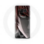 &Uuml;mbris Samsung Galaxy S8 Plus Light Yagami Death Note Manga Anime jaoks