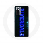 Coque pour Xiaomi Redmi Note 10 Pro Riverdale S&eacute;rie Logo bleu