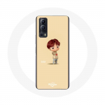 Coque pour Vivo Y72 BTS TinyTAN Animation Suga