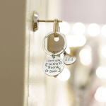 Isa ema v&otilde;tmehoidja kott ripats Creative I Love You to The Moon Metallist v&otilde;tmehoidja s&uuml;damekujuline Dad