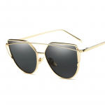 Seksikad retrov&auml;rvilised kassisilmade p&auml;ikeseprillid naiste disainiga metallist luksuslikud p&auml;ikeseprillid naistele mustad vintage moodsad naised Oculos De Sol