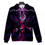 Meeste naiste fliisist kapuutsiga Hazbin Hotel tr&uuml;kitud kevad-s&uuml;gis Pullover dressipluus Moodne kapuuts vabaaja hip-hop uued meeste dressid T&auml;navar&otilde;ivad L