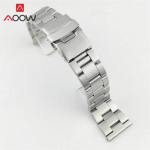 18mm 20mm 22mm 24mm 26mm tahke roostevabast terasest rihm kokkupandav pannal, meeste matt metallist asendusrihm Seiko kellatarvikud 22mm