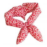 Klassikaline jaapani stiilis tr&uuml;kitud, mugav kanda sooja ja moodsat pilkup&uuml;&uuml;dvat lemmiklooma salli L punane