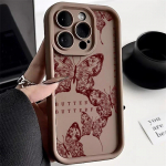 INS Retro liblikas silikoonist telefoni&uuml;mbris iPhone 15 Pro &uuml;mbrisele iPhone 11 13 12 14 Pro Max XR X XS 7 8 Plus SE pehmete joontega &uuml;mbris For iPhone 15 Pro