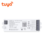 DC12V-24V WiFi 5-&uuml;hes LED RGB-kontroller Tuya Smart Alexa Google Home Voice Control RGBCCT RGBW CCT &uuml;hev&auml;rviline LED-ribavalgusti