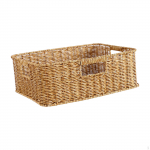K&auml;sitsi kootud korv, pesupesemiskorv, mitmeotstarbelised piknikukorvi kootud hoiukastid 38cmx26cmx13cm