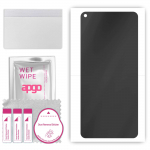 apgo Hydrogel Privacy Matte Screen Protector for Xiaomi Redmi 10X Pro 5G, Anti Spy, Hydrogel Film, Flexible, Soft TPU with positioning layer easy inst