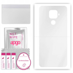 apgo Ultra Clear Protective Skin Sticker for the back compatible with Huawei nova 5z, Wrap Film, Hydrogel Film, Flexible, Soft TPU with positioning la