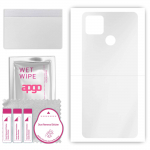 apgo Ultra Clear Protective Skin Sticker for the back compatible with Realme C12, Wrap Film, Hydrogel Film, Flexible, Soft TPU with positioning layer