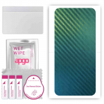 apgo Protective Skin Sticker for the back compatible with Doogee X55, Wrap Film, Foil, Vinyl - Pattern Carbon Chameleon CAKA1