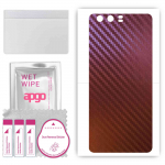 apgo skin sticker film foil vinyl for the BACK compatible with Huawei P10, scratch-resistant, easy to install - Carbon Chameleon CAKA5
