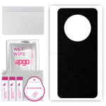 apgo Protective Skin Sticker for the back compatible with Honor Magic3 Pro, Wrap Film, Foil, Vinyl - Pattern Matte Black