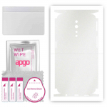 apgo Protective Skin Sticker for the back+sides compatible with Oppo Reno Z, Full Wrap Film, Foil, Vinyl - Pattern Matte Transparent