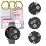 3x apgo MATTE h&uuml;briidne kaitseklaas, mis &uuml;hildub seadmega Huawei Watch GT 3 Pro 46mm, painduv nanoklaas, suurep&auml;rane asendus karastatud klaasile, scratch-r