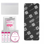 apgo MATTE Hybrid protective glass compatible with Tecno Pova 4, flexible nano glass, great replacement for tempered glass, scratch-resistant, full gl