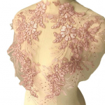 1 paar pitsaplikatsiooniga &otilde;&otilde;nsad DIY litrid lilledega tuttidega pulmakleit aplikatsiooniga &otilde;mblustarvikud