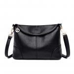 Naiste uus mood Crossbody &otilde;lakott Kott Kotid Pehme nahk V&auml;ike ruudukujuline kott must