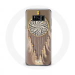 Coque pour Samsung Galaxy S8 Attrape R&ecirc;ve marron Capteur de R&ecirc;ves