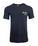 Kent Curwen Tumesinine Valge Kc 1926 Roosi Logoga David Beckham Vanaaegne Inglismaa Unisex T-s&auml;rk S