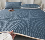 2tk/3tk Lateksist suvemati komplekt jahutav voodipadi ja padjap&uuml;&uuml;r K&uuml;lm magamismatt suvise hingava kokkupandava jaheda mati jaoks 2pcs 90x200cm