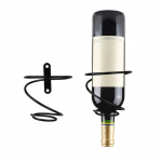 Seinale kinnitatavad veiniriiulid Punase veini pudeli vitriin, metallist rippuv veiniriiul