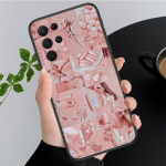 Telefoni&uuml;mbris Samsung Galaxy A35 A55 A54 A15 A25 A05s A05 A22 A24 A52 A33 A34 M34 M14 M54 M23 roosa esteetiline &uuml;mbris A52 5G