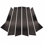 6 tk Auto Piilaripostid Akna Ukse Liistud BC Piilari Kleebiskate Porsche Macan 2014-2022 jaoks