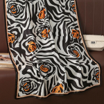 Tr&uuml;kitud siidist sall temperament naiste kliimaseade ruumi kaunistus v&auml;ljaspool kaelakaitset suur sall 90-180cm