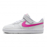 Nike Court Borough Low Recraft PS Valge Laserfuksia Laste tossud DV5457-113 29.5