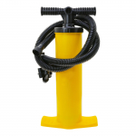 Kahesuunaline manuaalne pump t&auml;ispuhutava s&uuml;sta voodi basseini diivani telki multifunktsionaalne k&auml;sipump kaasaskantav k&otilde;rge kollane