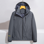 Meeste vabaaja joped Mood v&auml;listingimustes veekindel kapuutsiga tuulejope. M valge