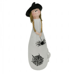 Halloweeni n&otilde;iakaunistused vaigust valmistatud k&auml;sit&ouml;&ouml;, n&otilde;iak&uuml;bar, kass, kummitus, vares ja dekoratiivkujukesed p&uuml;hade ja peokaunistuste jaoks One Size